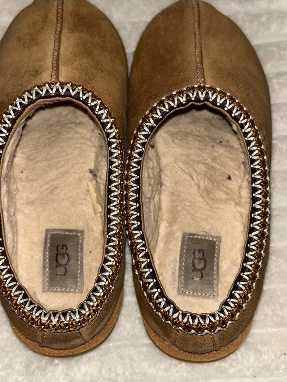 UGG Men's Chestnuty tazmen Suede Slip-On Clog - Picture 8 of 9